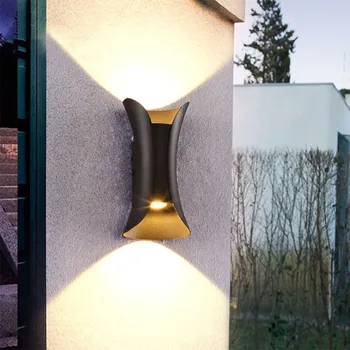 

BEIAIDI Outdoor Surface Mounted Up Down Wall Lamp 20W 30W 40W Lamp Waterproof Villa Aisle Balcony Wall Light Hotel Park Sconces