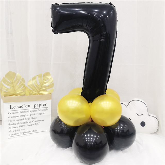 Number Balloon Happy Birthday Decoration Digital Balloons Wedding Foil Balloons Christmas Gift Decoration Balloons Party
