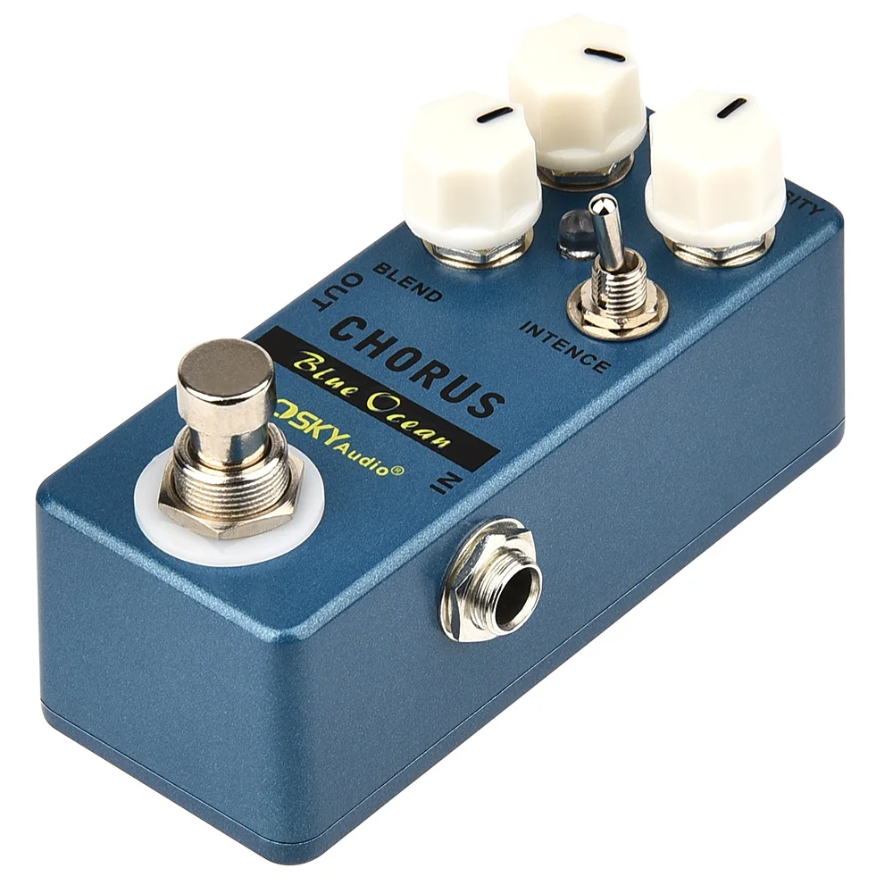 Moskyaudio Guitar Effects Pedal Effect Mini Blue Ocean Chorus True Bypass Full Metal Shell | Спорт и развлечения