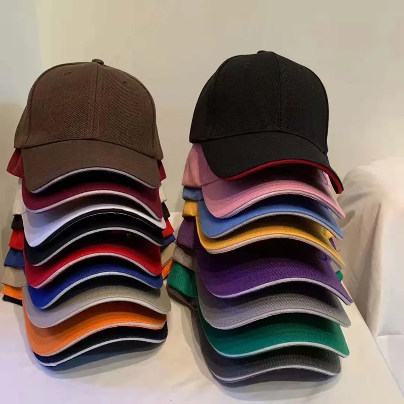 Hot Sale Unisex Cap Classsic Solid Color Baseball Cap Hats For Women Men Fashion Cap Streetwear Fishing Outdoor Dad Hat