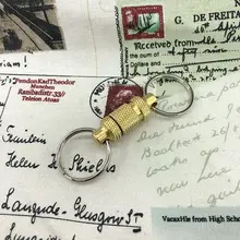 Быстрый отсоединитель быстрая Пряжка Открытый тактический рюкзак EDC латунный ключ кольцо брелок инструменты для улицы