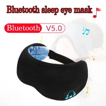 

2020 manufacturers new wireless Bluetooth headset call music sleep artifact breathable sleep eye mask headphone Sleep aid