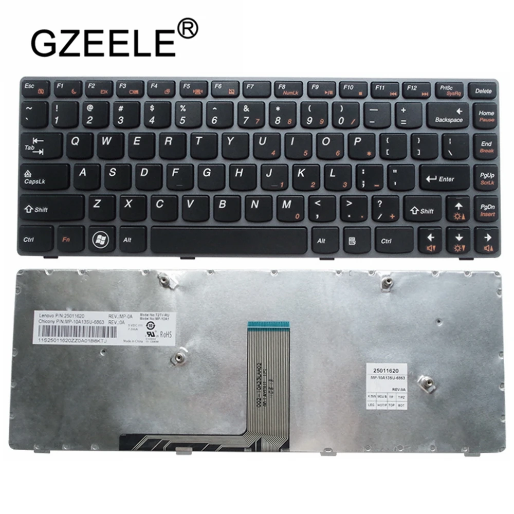 Аксессуары для ноутбуков сменная Клавиатура для ноутбука LENOVO V370 V370A V370G V370GT, клавиатура для ноутбука на английском языке