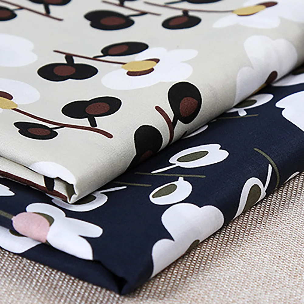 Lychee Life 50x140 см Ткань с цветочным принтом модные красочные ткани Ручное шитье для поделок одежда поставки украшения