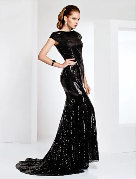 Новая мода Горячие vestidos de fiesta специальные Черные Длинные повседневные женские вечерние элегантные вечерние платья с блестками для матери невесты