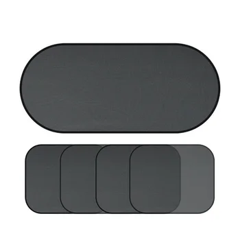 

5pcs Car Side Rear Window Screen Sun Shade Mesh Cover Windshield Sunshade Visor 3D Photocatalyst Mesh Cloth