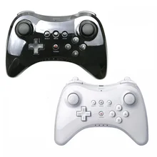 Para nintend para wii u pro controlador usb clássico duplo analógico bluetooth controle remoto sem fio para wiiu pro u gamepad