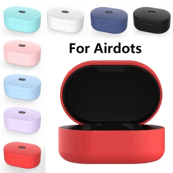 

Silicone Protective Cover For Xiaomi Redmi Airdots Bluetooth Earphone Youth Version Headset Wireless Earphone Case