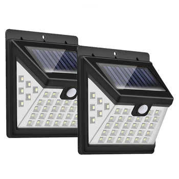 

2Pcs Solar Lights Outdoor 40 LED & 3 Working Modes IP65 Waterproof Solar Lights Security Solar PIR Motion Sensor Lights