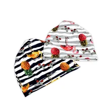 Женская модная Хлопковая полосатая Кепка с принтом шарф солнечные очки дышащий солнцезащитный козырек эластичная шляпа Шея Теплые повседневные головные уборы