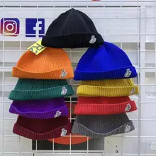 FR2 мужские и женские шапки Fxxking кролики шапка s осенние зимние; вязанные; шерстяные шляпы Модные кролики логотип 8 цветов стиль FR2 Кепка