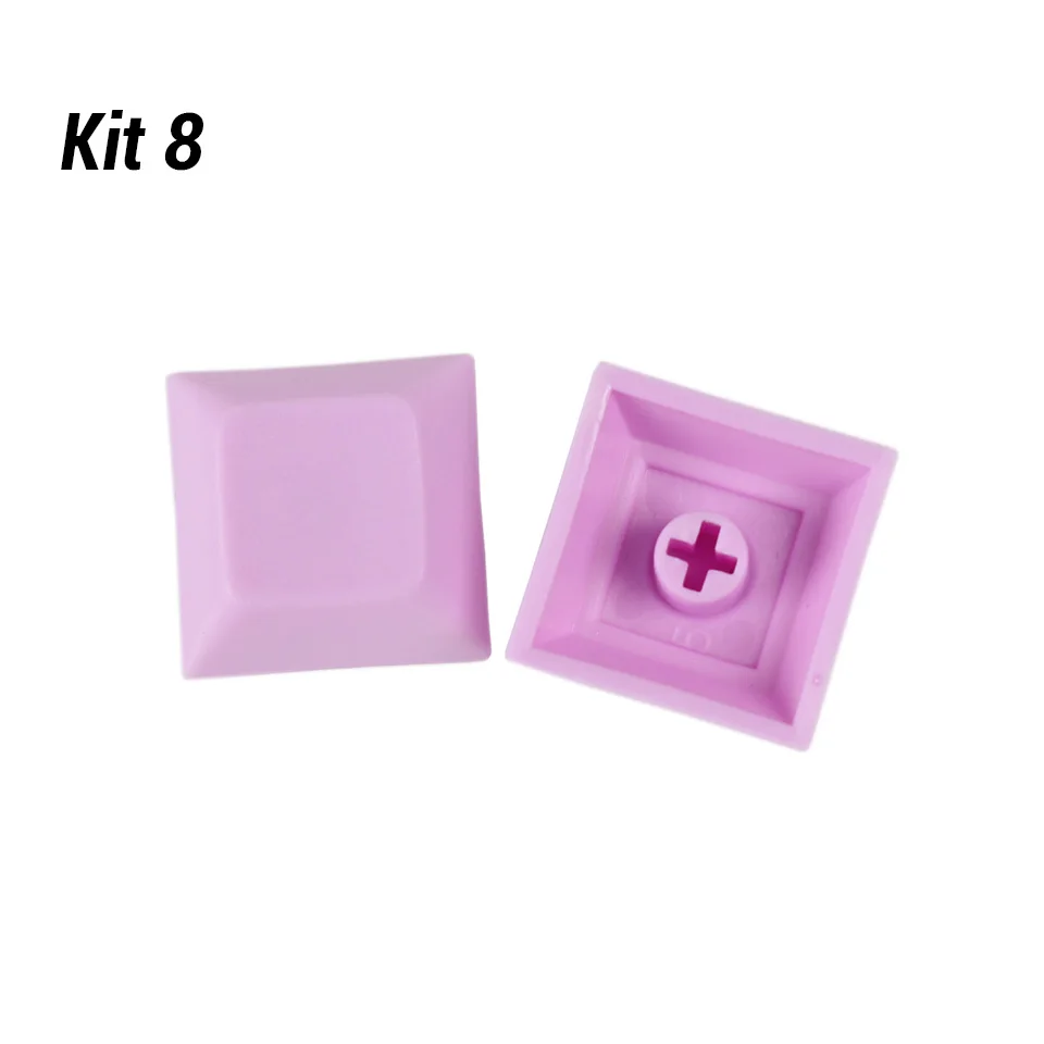 YMDK пустой DSA 1u Keycap 1,4 мм PBT для MX переключатели клавиатуры - Цвет: Light Purple