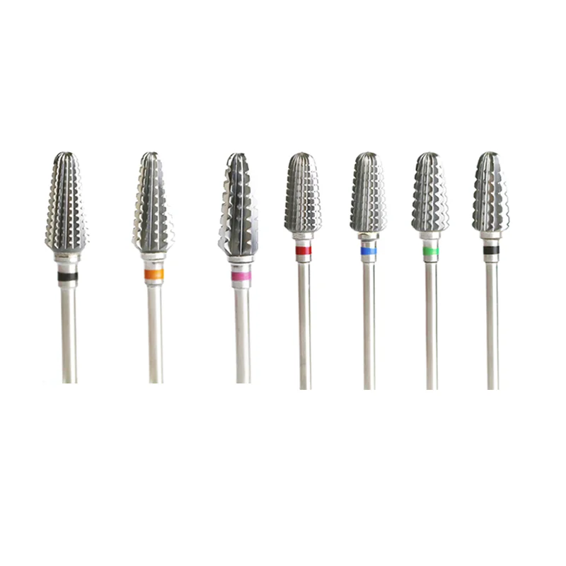 

5PCS/Bag Tungsten Carbide Nail Drill Bit Milling Cutter Eletric Manicure Equipment Cuticle Clean Burr Pedicure Accessories Tools