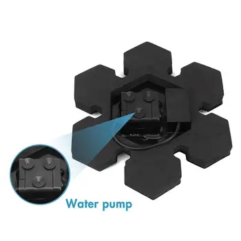 

Solar Water Fountain Power Garden Pond Decor Floating Pump Drop Solar Panel Shipping Kit Submersible Water Fountain Freesta P9J0