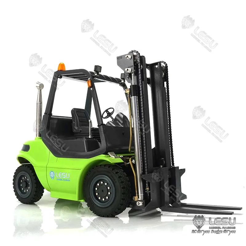 LESU 1/14 RC модель Linde вилочный погрузчик Передача автомобиля ESC роговой двигатель