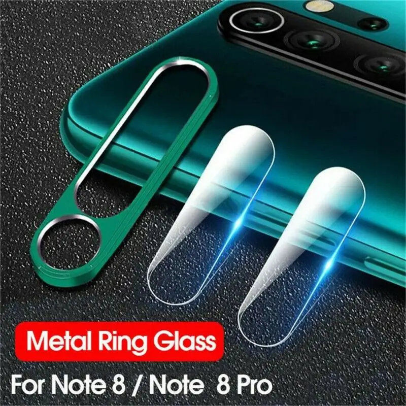 Защитное стекло для объектива Xiaomi Redmi Note 8 Pro 8T стеклянный металлический защитный