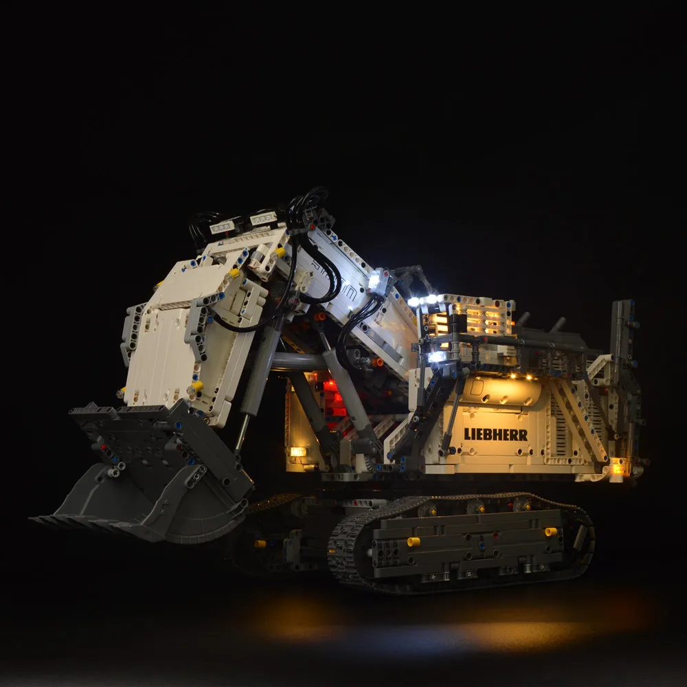 42100 기술 Liebherr R 9800 굴삭기 장난감 조명 세트 용 Led 라이트 키트 DIY 장난감 세트 (빌딩 블록은 포함되지 않음)