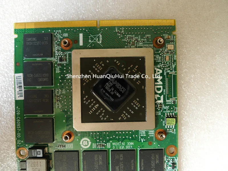  HD8970 HD8970M GDDR5 4GB Vedio Graphics Card With X-Bracket 216-0847000 For Dell Alienware M15X M17