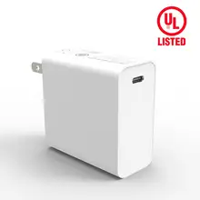 USB C адаптер питания PD QC3.0 45 Вт TYPE-C зарядное устройство, для USB-C ноутбуков/для MacBook/iPad Pro/xiaomiAir/samsung