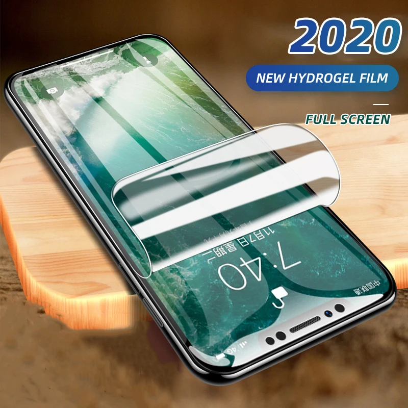 Гидрогелевая Защитная пленка для LG Q7 G8X G8S G7 G6 Plus V40 V50 V50S V60 ThinQ Alpha полное покрытие