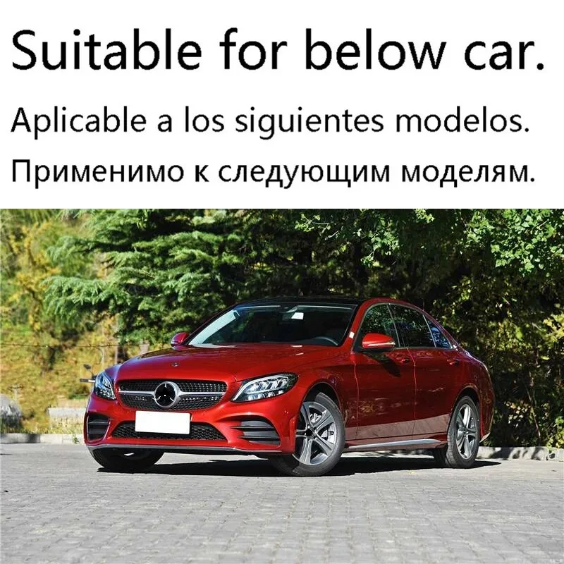 Дверная ручка Автомобильная декоративная хромированная Модифицированная Автомобильная Стайлинг декоративная наклейка полосы аксессуар 19 для Mercedes Benz C Класс