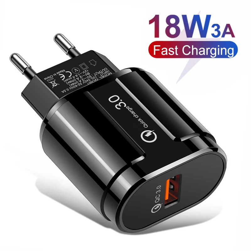 USB зарядное устройство 5 в 3 А быстрая зарядка 0 мобильный телефон QC3.0 адаптер для HTC