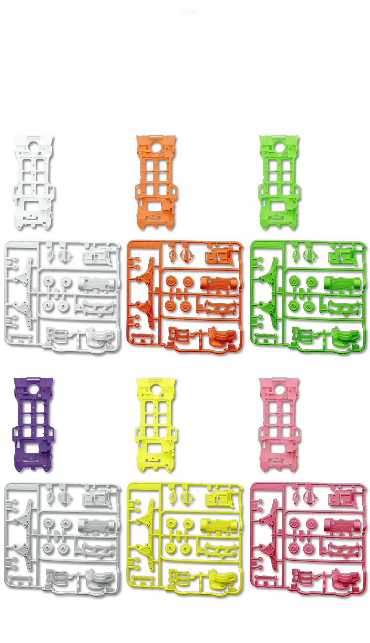 CNC S2 шасси 95256/95248/95249 Изменить Запасных Запчасти для Tamiya по супер скидке мини 4WD гоночный автомобиль модель
