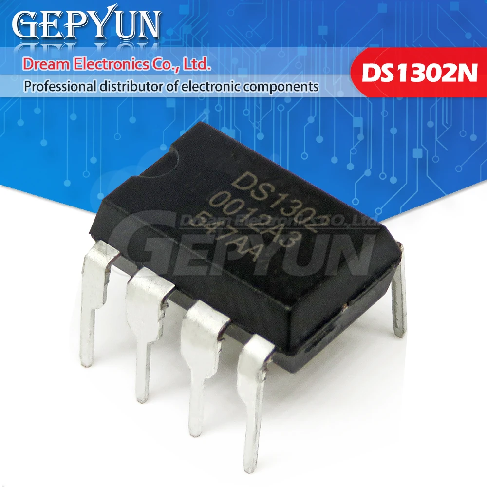 10 шт. чип DS1302N DIP8 DS1302 DIP-8 для поддержания времени | Электронные компоненты и