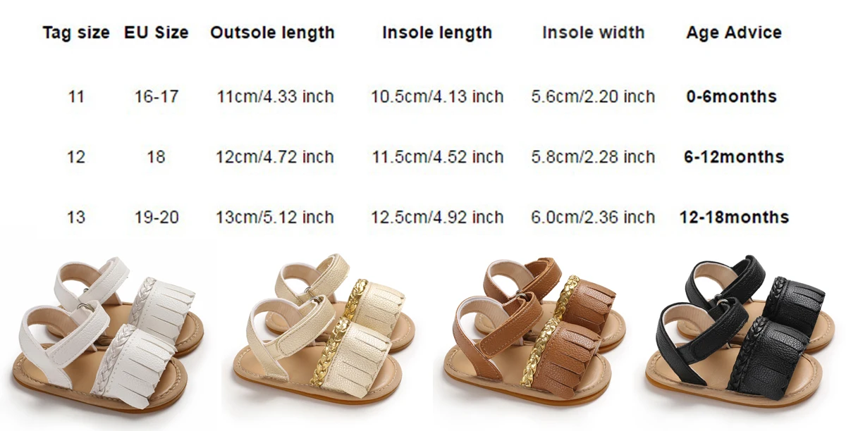 Детские летние сандалии с длинными кисточками и мягкой подошвой; нескользящая обувь для малышей