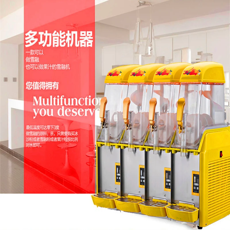 Description Picture 2 of itemCommercial Snow Melting Machine Cold Drink Machine Large Capacity Snow Mud Machine Slush Machine For Sale