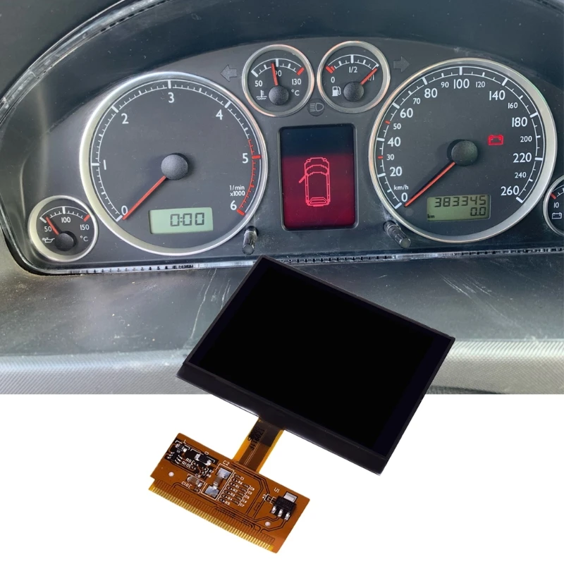 Easy Installation VDO LCD Display Screen Ultra Thin LCD Display Adapater Compatible with A3 A4 A6 S3 S4 S6 Audi A3 for car radio
