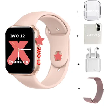 

Smartwatch IWO 12 Series 5 IWO12 Pro Smart Watch 1:1 44MM Watch 5 W55M W55 ECG Heart Rate Monitor Support Siri Control Clock