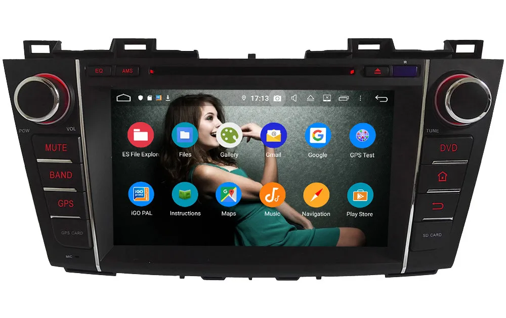 Best Klyde IPS 4G WIFI Android 9.0 Octa Core 4GB RAM 64GB ROM BT DSP Car DVD Multimedia Player Stereo For Mazda 5 Premacy 2009-2013 1