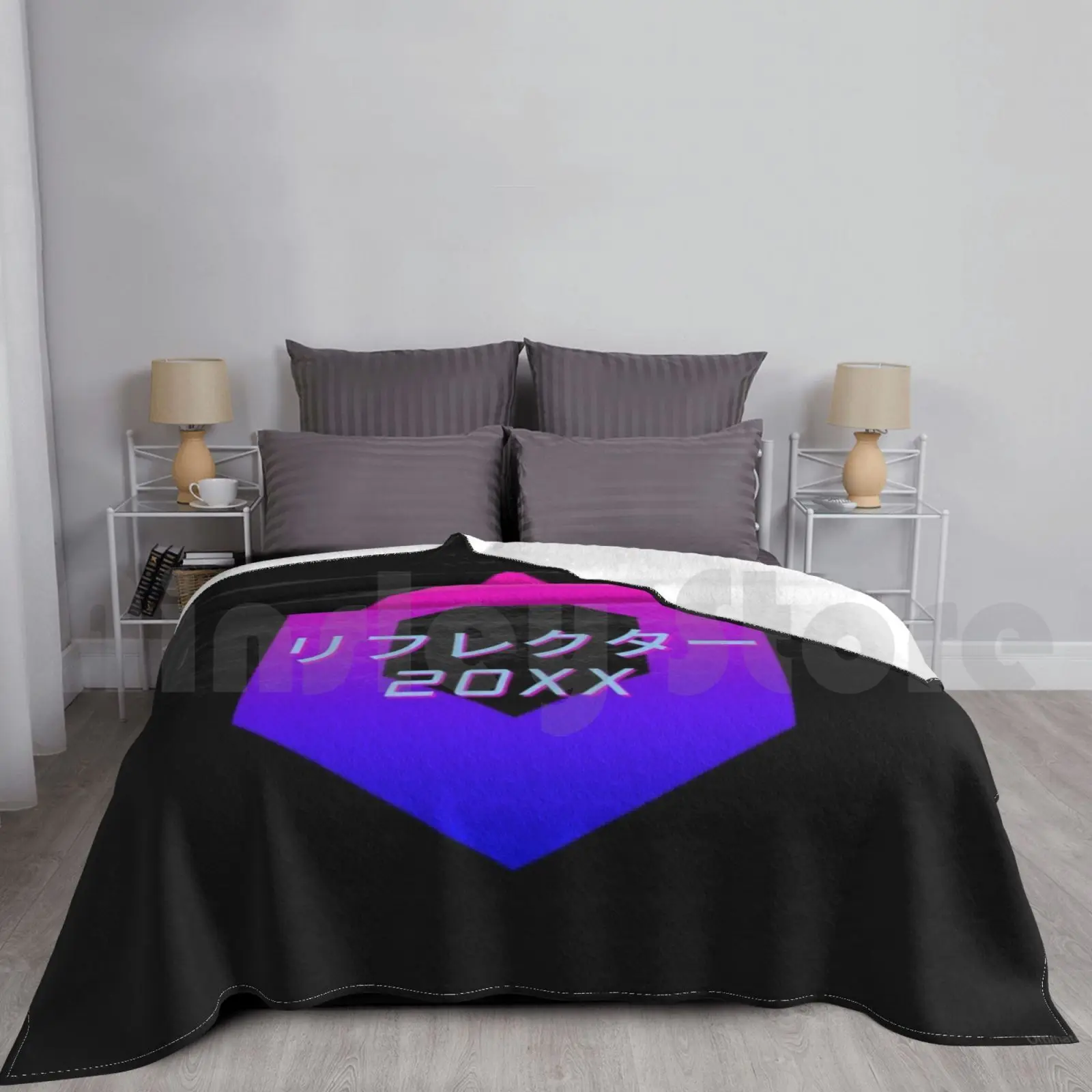Riflettore-Coperta Al Neon Moda Personalizzata 1413 Vaporwave Super Smash Bros Smash Melee 20Xx Estetica Super