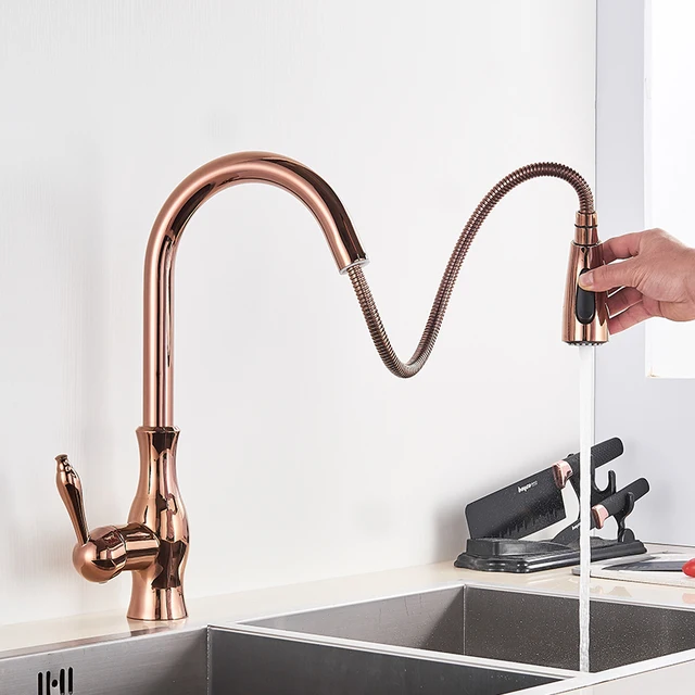 ステンレススチール製キッチン蛇口 - プルダウンシンクタップ、モダン