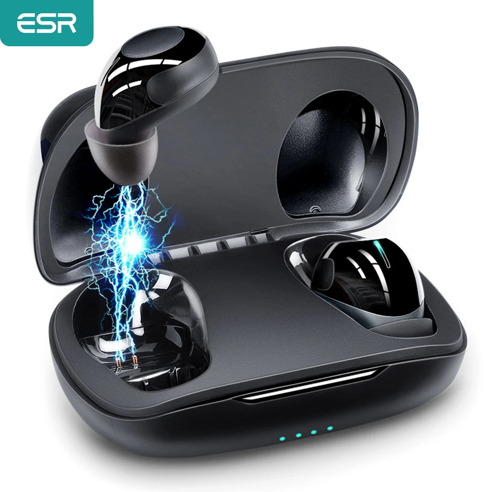 

ESR Wireless Bluetooth Earphone 5.0th Noise-reduction HIFI Voice with Microphone 9HR Battery Life Headset In-Ear Earphone
