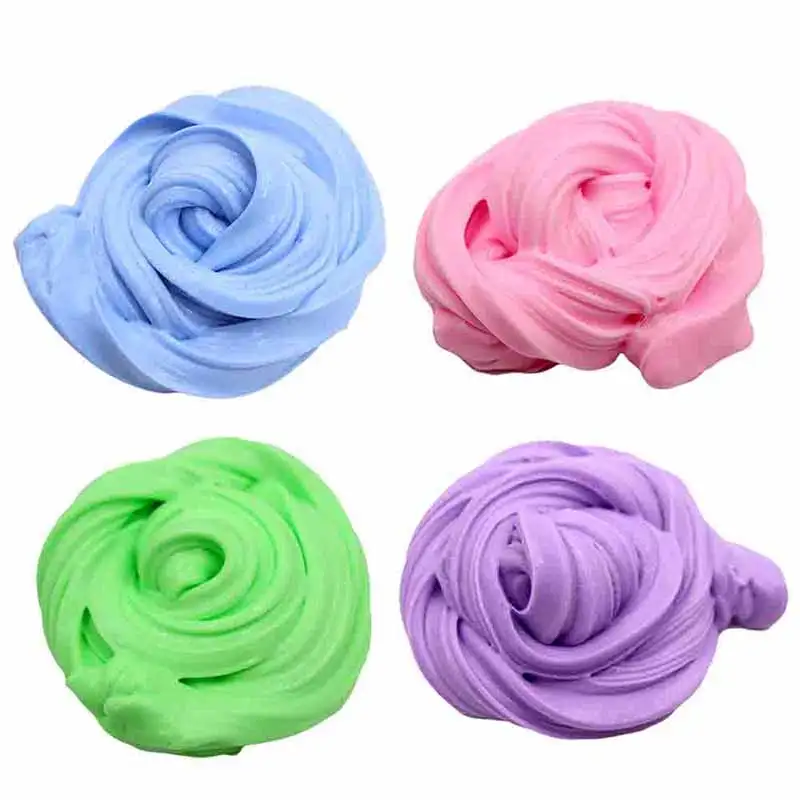 

Cotton Slime Fruit Lizun Mud DIY Toy Plasticine Fluffy Foam Clay Slime Plasticine Antistress Charms Kids Decompression Toy