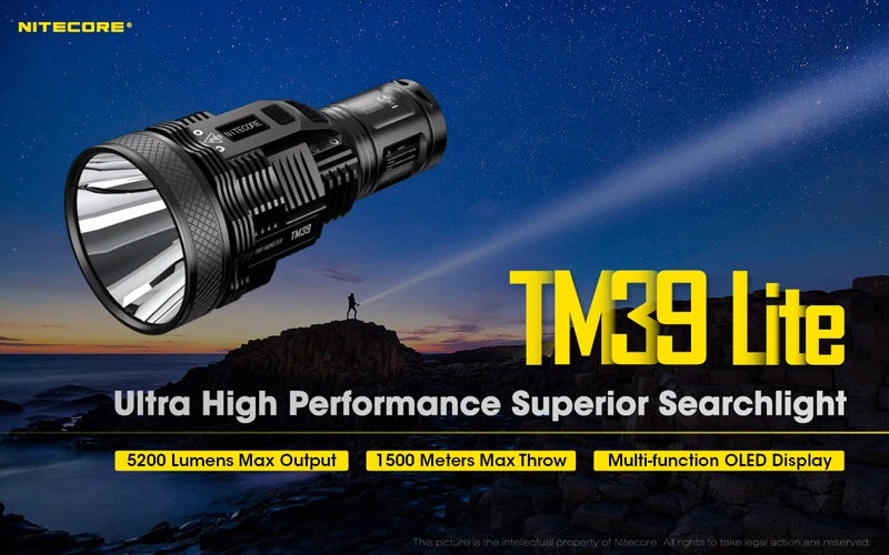 Nitecore TM39 Lite Flashlight Searchlight (10)