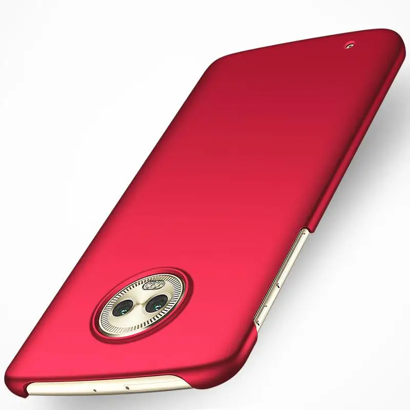 Жесткий чехол из поликарбоната для Motorola Moto G7 power G6 plus G5 G5S матовый противоударный