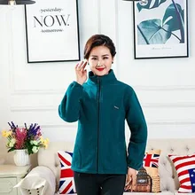 Одежда для женщин среднего возраста; сезон весна-осень; флисовая толстовка с капюшоном для женщин среднего возраста; платье из плотного вельвета; большой размер; теплая Sta