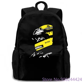 

Ayrton Senna Long Swea Youth Brand Homme women men backpack laptop travel school adult student