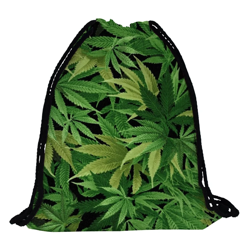 JomTokoy, модный Дамский рюкзак со стягивающим шнуром, с принтом листьев дерева, для путешествий, мягкая женская сумка со шнурком, сумки skd29078