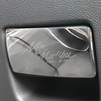 

Car interior glove box compartment handle trim moulding sticker For Chevrolet Malibu XL 2016 2017 2018 2019