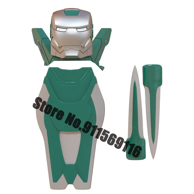 Superhero Iron Man Mark Building Blocks Bricks Tony Stark War Machine Ultron Action Figures Kids Toys Christmas Gifts H-WM736