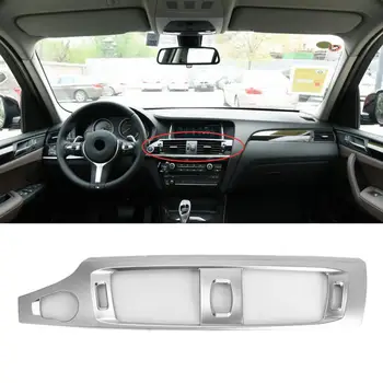

Left-Hand Drive Chromium Plating Center Console AC Air Outlet Vent Cover Trim Fits for BMW X3 F25 2011 2012 2013 2014 2015-2017