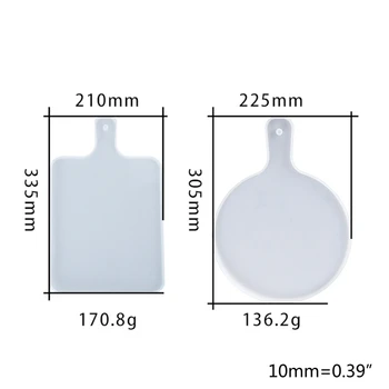 

2020 New Handle Tray Silicone Mould Compote Coaster Dinner Plate Crystal Epoxy Resin Mold