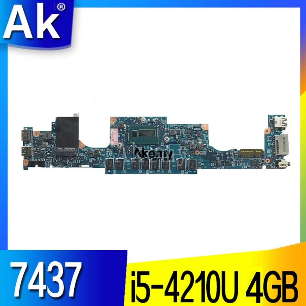 

CN-0W5PG0 W5PG0 FOR DELL INSPIRON 7437 laptop motherboard DOH40 12310-1 PKNM5 I5-4210U 4G mainboard