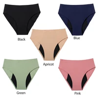 Breathable Menstrual Panties Sexy Women Underwear 4 Layer Leakproof Lingerie Hollow out Mesh Briefts Fast Absorbent Undies 1
