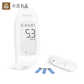 

Youpin Ihealth Blood Glucose Meter With Test Strips Lancets Needle Diabetic Tester Blood Sugar Monitor Glucometer For People