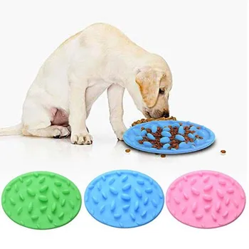 

Silicone Pet Slow Eating Bowl Dog Cat Slow Down Feeder Pet Food Dish Tray Anti Choke Puppy Cat Feeding Bowls Pet Supplies